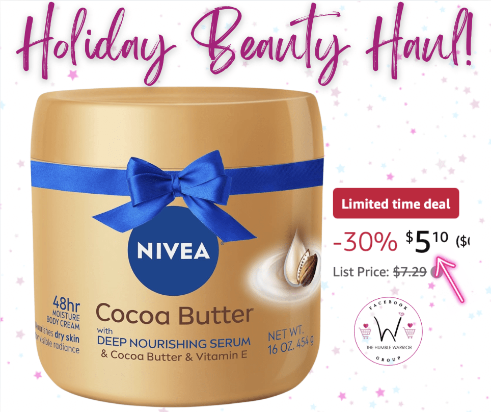 Nivea Cocoa Butter Body Cream!